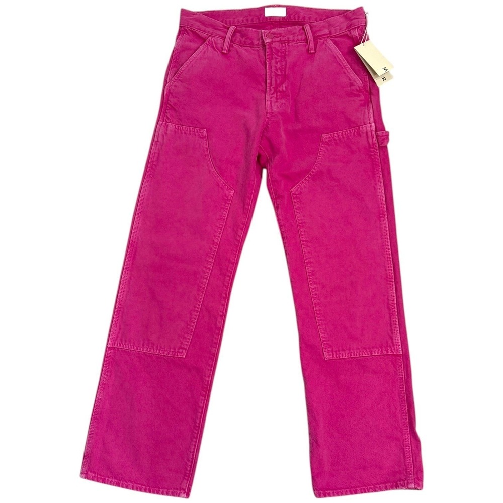 Mr Mother Carpenter Jeans The Big Shot 30 Pink Denim Double Knee Utility NEW